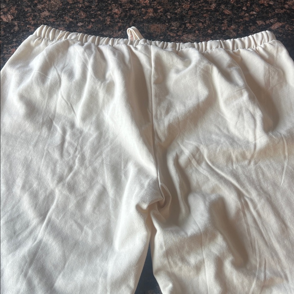 Keith Hering Cream Graphic Pocket Sweatpants with Red Accent XXL - Picture 6 of 6